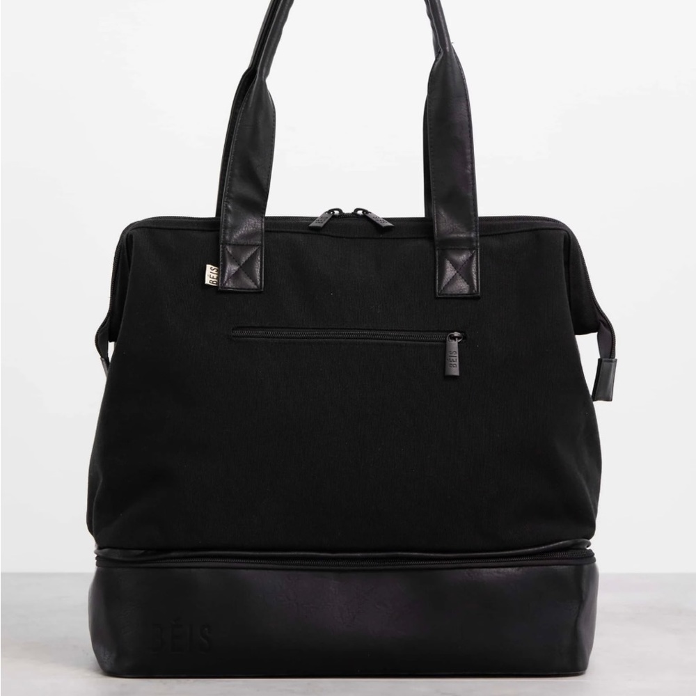 Beis The Convertible Mini Weekender in Black